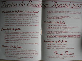 Fiestas de Santiago 2007