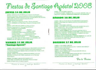Fiestas de Santiago 2008