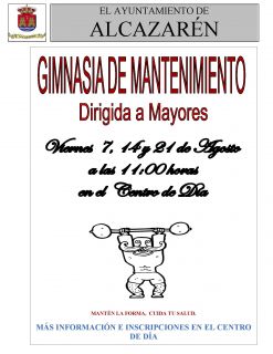 Gimnasia de mantenimiento para mayores