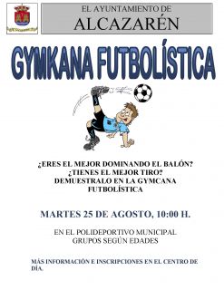 Gymkana futbolística