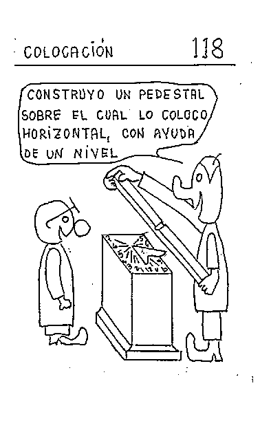 Colocación 02 del reloj horizontal