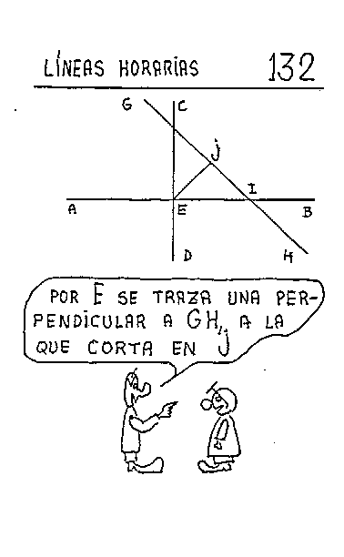 Líneas horarias 04 del reloj vertical