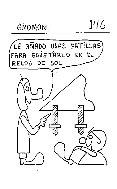 Gnomon 02 del reloj vertical