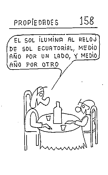 Propiedades 01 del reloj ecuatorial