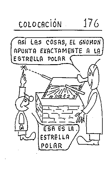 Colocación 05 del reloj ecuatorial