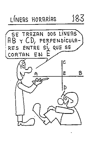 Líneas horarias 01 del reloj polar