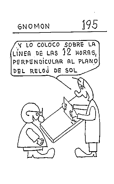 Gnomon 03 del reloj polar