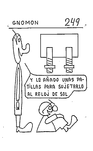 Gnomon 02 del reloj oriental