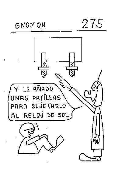 Gnomon 02 del reloj occidental