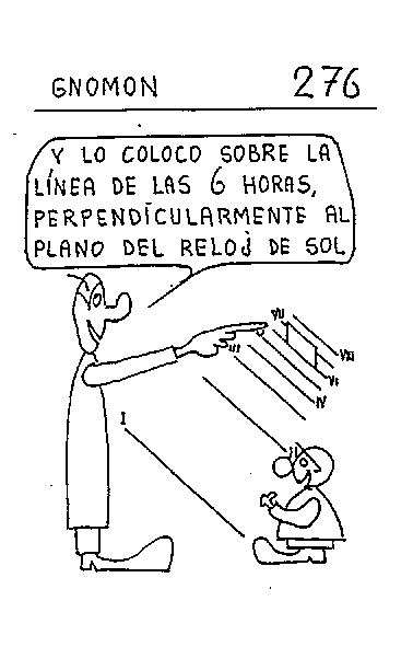 Gnomon 03 del reloj occidental