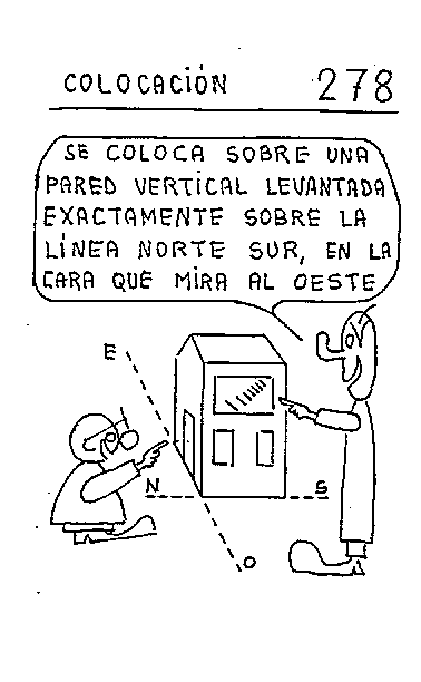 Colocación 02 del reloj occidental