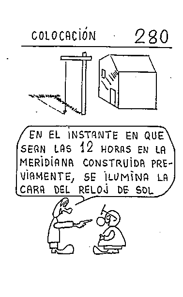 Colocación 04 del reloj occidental