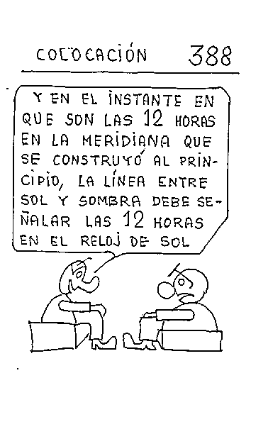 Colocación 02 del reloj esférico