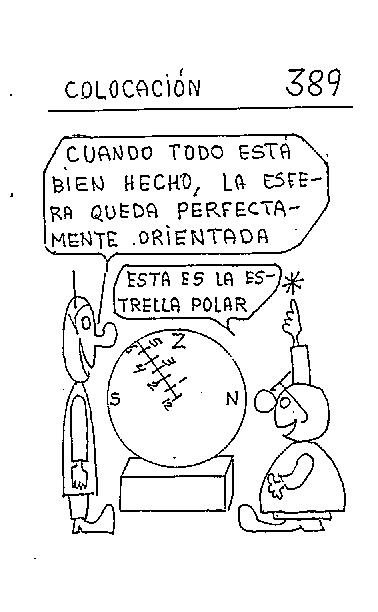 Colocación 03 del reloj esférico