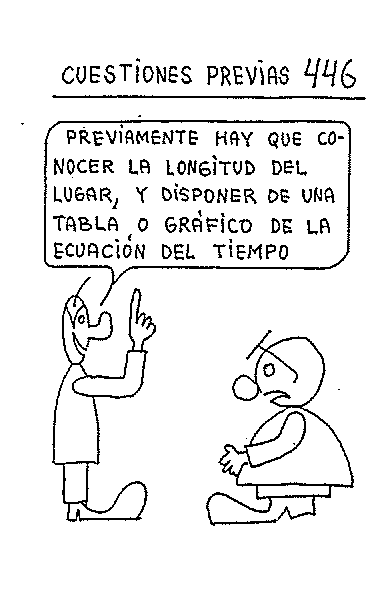 Cuestiones previas de Hora oficlal con reloj de sol